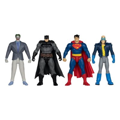 DC Direct Page Punchers 4 Pack Batman & Son Of Batman & Superman & Joker Akcijske Figure 7 Cm