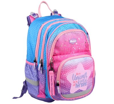 Ergonomski Školski Ruksak Karbon 2u1 Unicorn 40 Cm 240127