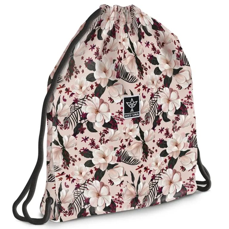 Flowery Pink sportska Vreća za Papuče 46x37 cm