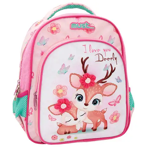 I Love You Deerly Ruksak Jelen 31 Cm Must...