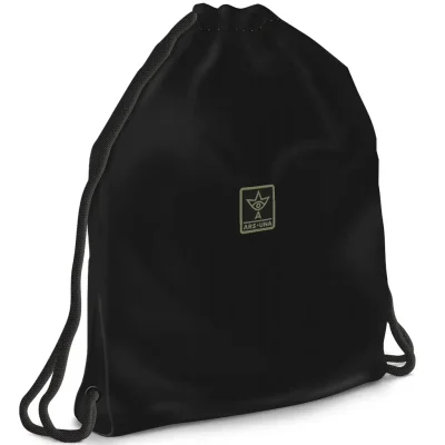 Jet Crna sportska Vreća za Papuče 46x37 cm