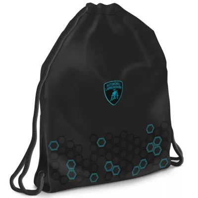 Lamborghini Crno-Plava sportska Vreća za Papuče 46x37 cm