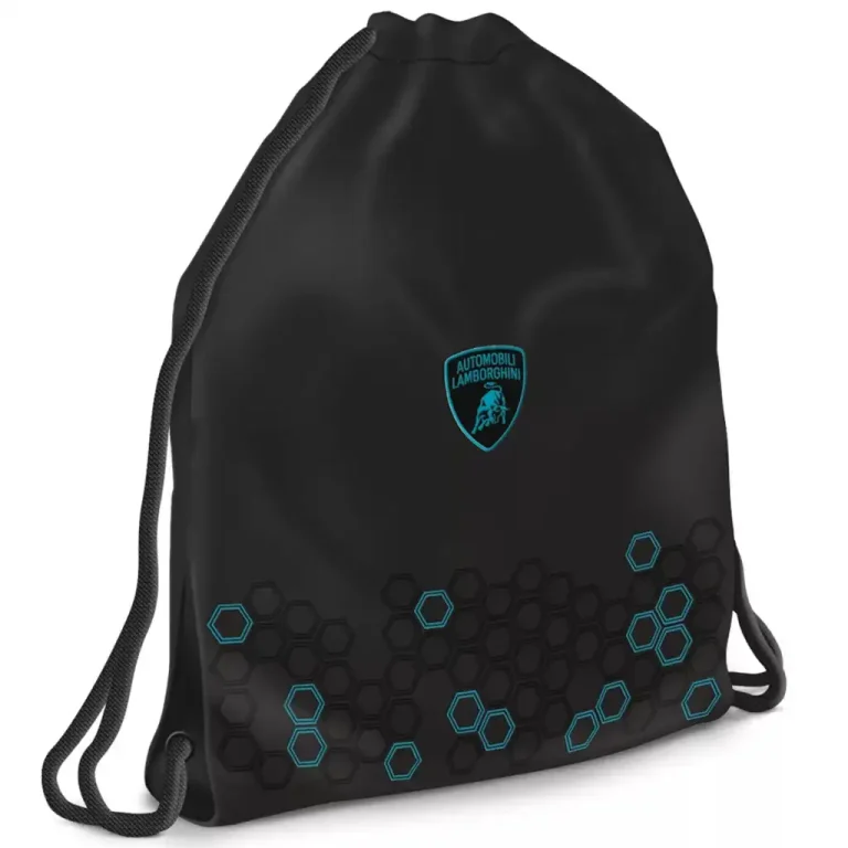 Lamborghini Crno-Plava sportska Vreća za Papuče 46x37 cm