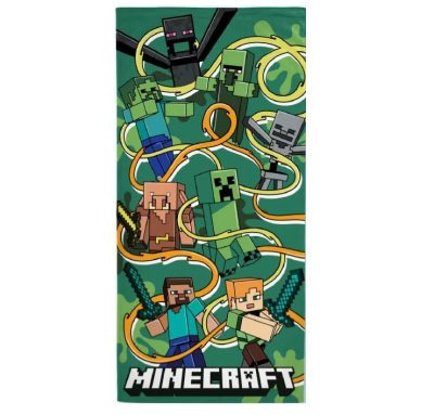 Minecraft Ručnik Za Plažu 70x140 Cm