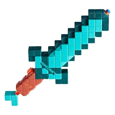 Nerf Minecraft Dart Firing Diamond Sword