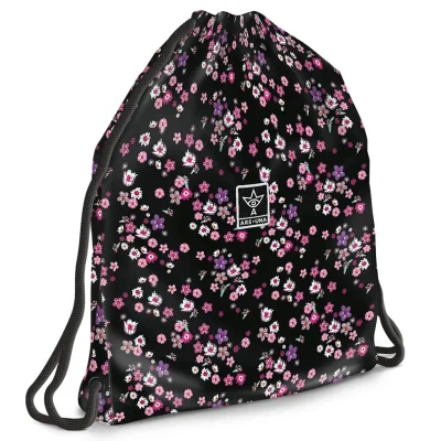 Pearl Blossom Black sportska Vreća za Papuče 46x37 cm