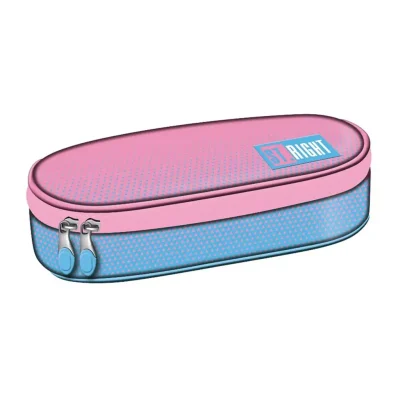 Pernica ovalna Pink Blue Gradient 23 cm St.Right