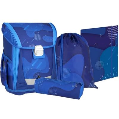 Spirit Blue Cloud Prvoškolska Anatomska Torba Set 4u1