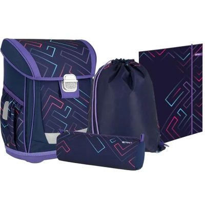 Spirit Color Lines Prvoškolska Anatomska Torba Set 4u1