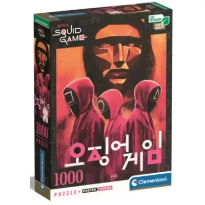 Squid Game puzzle 1000 komada i poster Clementoni 39715
