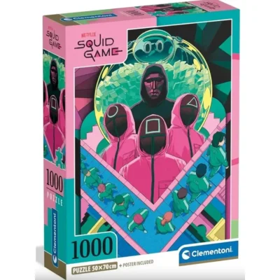 Squid Game Puzzle 1000 Komada I Poster Clementoni 39901
