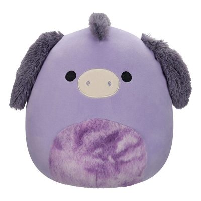 Squishmallows Pliš Ljubičasti Magarac S Tie Dye Trbuhom Plišana Igračka 30 Cm