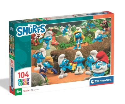 Štrumpfovi Puzzle 104 Kom Clementoni Smurfs 50370