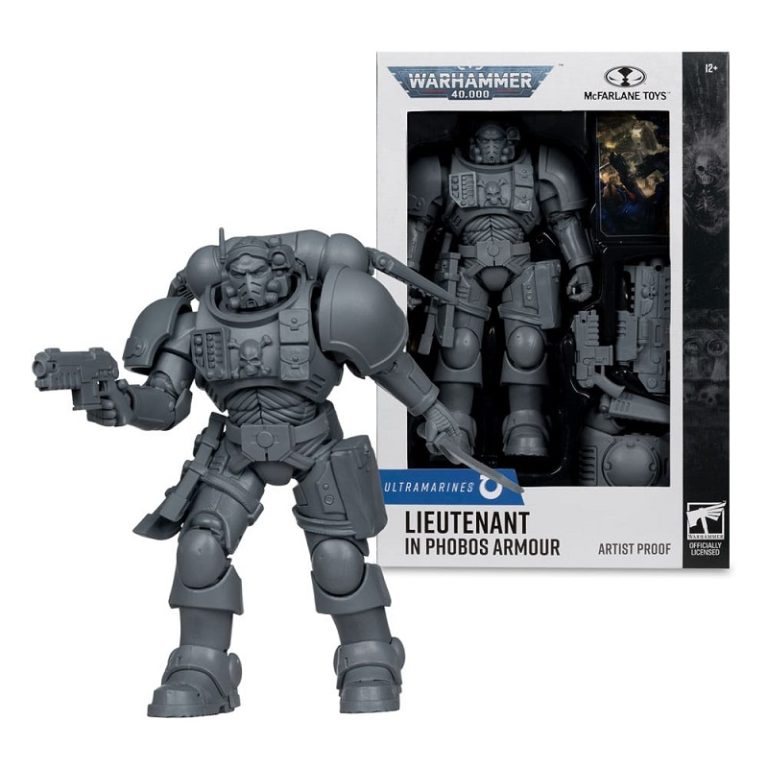 Warhammer 40,000 Lieutenant In Phobos Armor (Ultramarines) (Artist Proof) Akcijska Figura 18 Cm