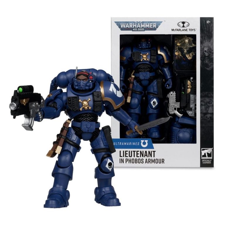 Warhammer Lieutenant In Phobos Armor (Ultramarines) Akcijska Figura 18 Cm