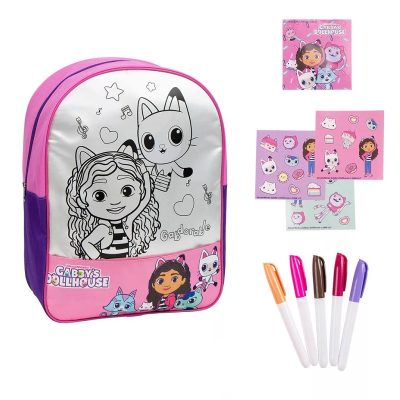 Gabby’s Dollhouse ruksak i set za bojanje