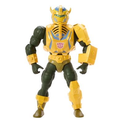 Masters of the Universe x Transformers Bumblebee Armor Man-At-Arms akcijska figura 14 cm