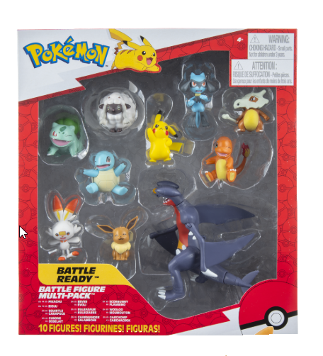 Pokemon Veliki set Bettle Figura 10 komada Garchomp