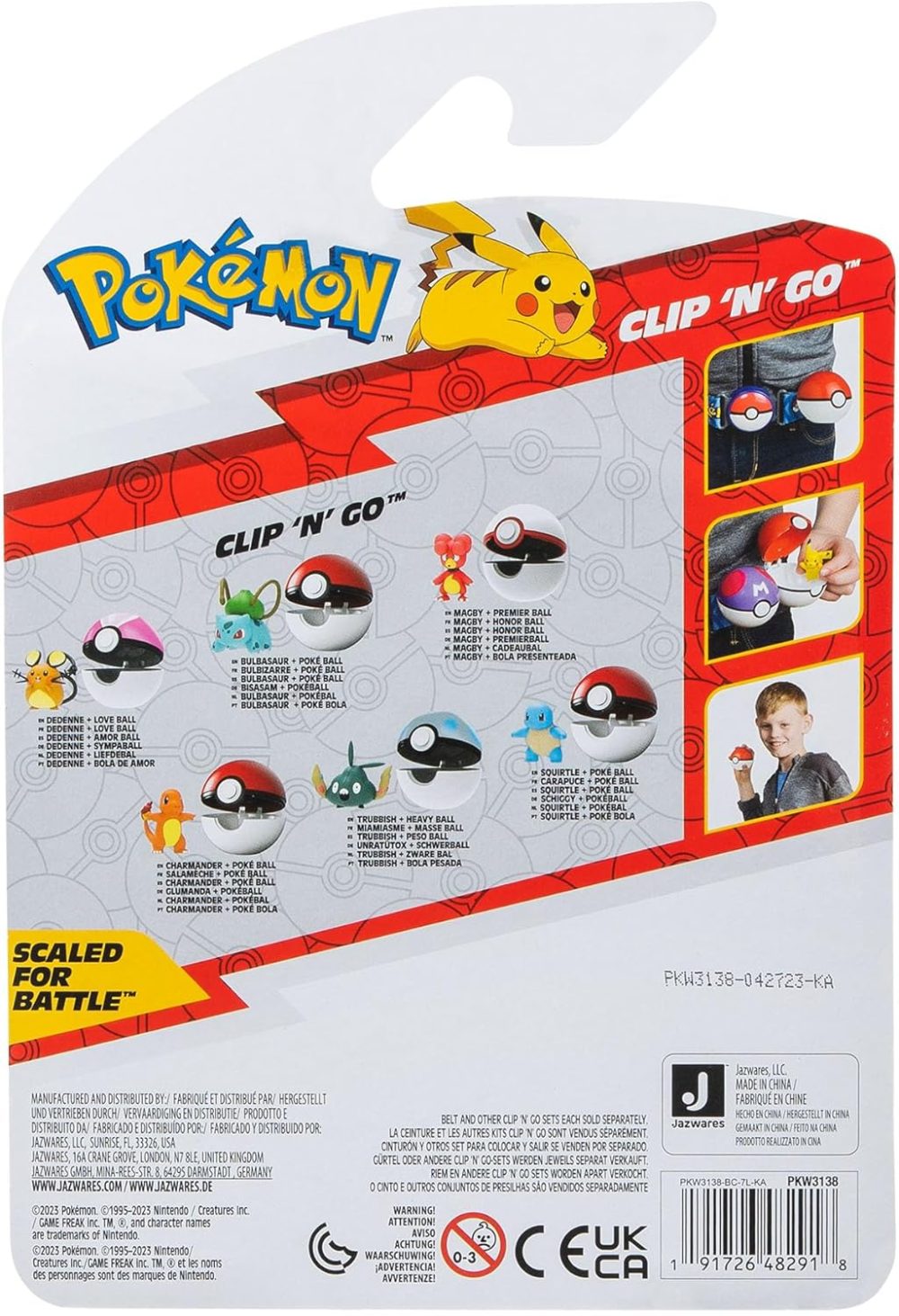 Pokemon “Clip ‘N’ Go” set za igru Dedenne & Love Ball - Slika 3