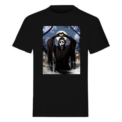 Scream Ghost Face Hearts T Shirt Majica Kratkih Rukava