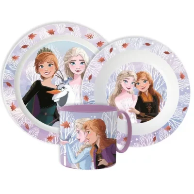 Disney Frozen Micro Plastični Set Za Jelo