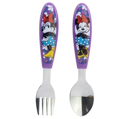 Disney Minnie Mouse Metalni Pribor Za Jelo 2 Komada – Vilica, žlica