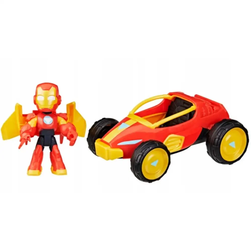 Marvel Iron Man and his Awesome Friends Iron Racer vozilo i figura - Slika 2