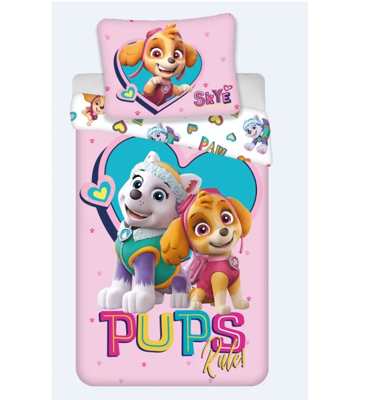 Paw Patrol Skye Posteljina 140×200 Cm, 70x90 Cm