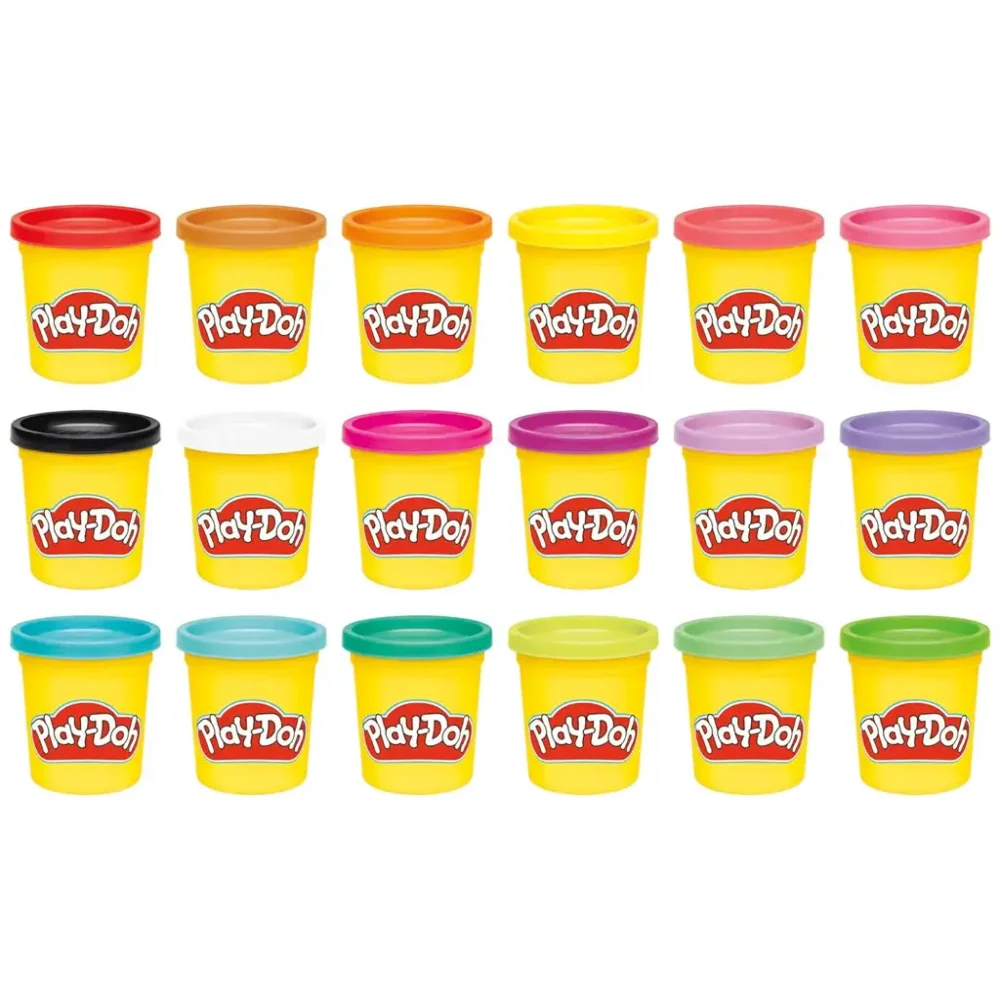 Play Doh set 18 posudica plastelina - Slika 2