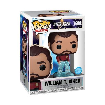 Star Trek Transporter Funko POP! Plus Movies Vinyl Figura Riker 9 Cm