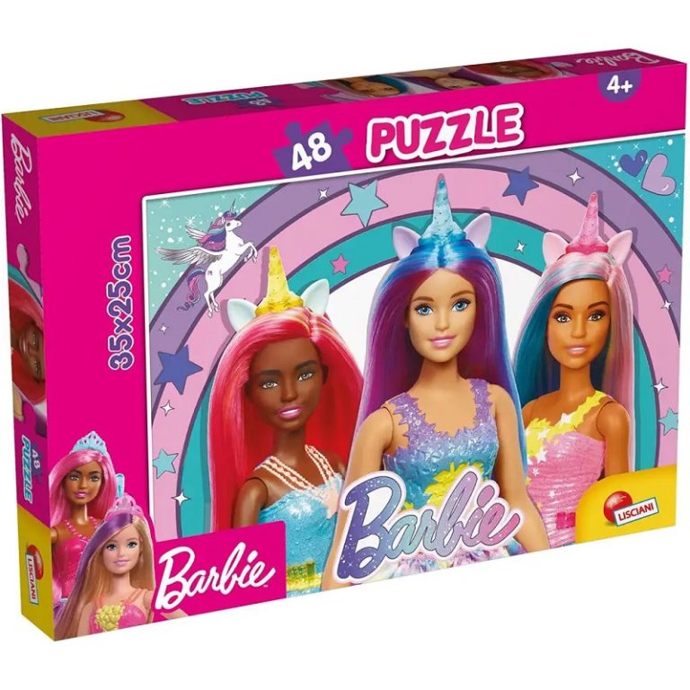 Barbie Jednorog Puzzle 48 Komada Lisciani