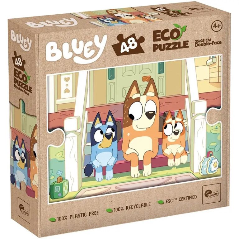 Bluey Eco Puzzle 48 Komada I Bojanka
