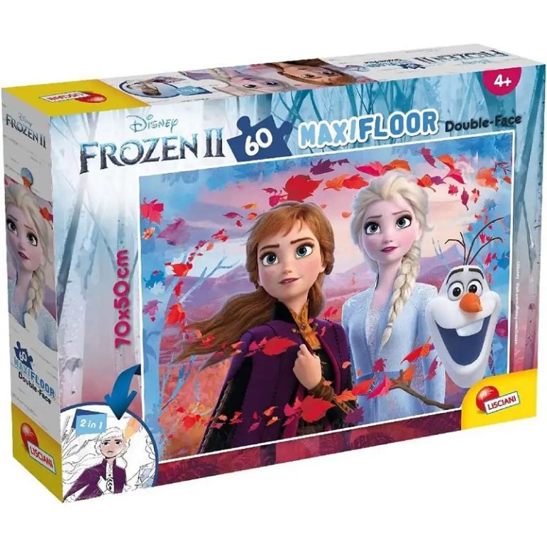 Disney Frozen 2 2u1 Puzzle 60 Komada I Bojanka