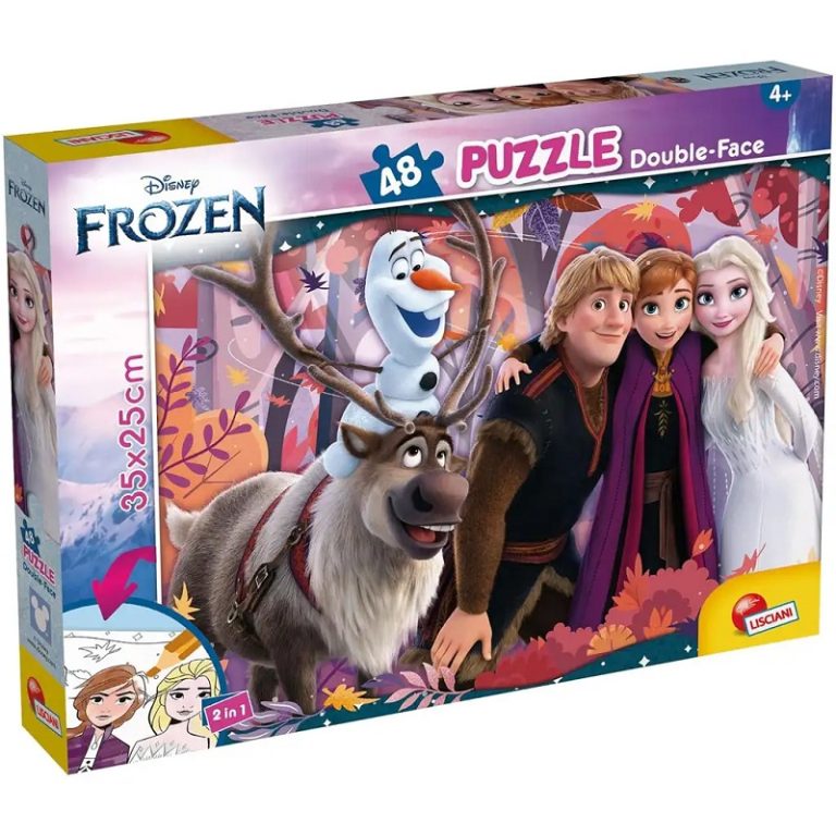 Disney Frozen 2u1 Puzzle 48 Komada I Bojanka