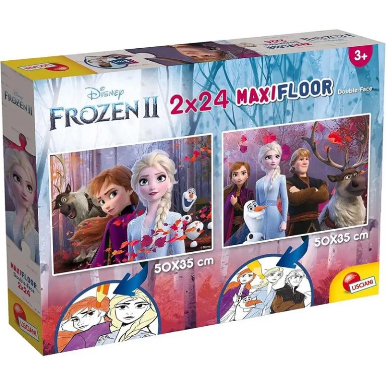 Disney Frozen Maxi Puzzle 2x24 Komada I Bojanka