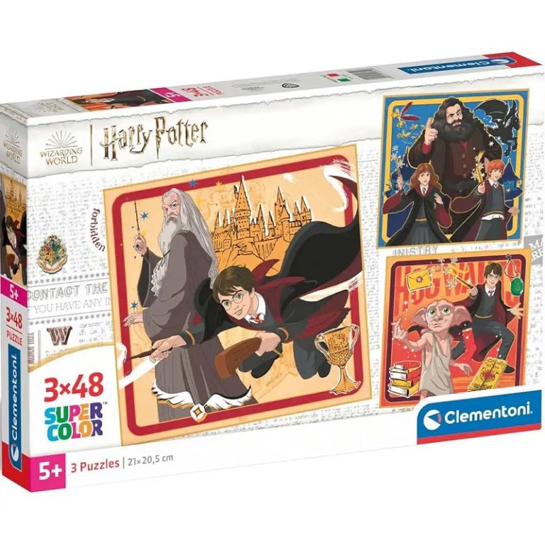 Harry Potter Puzzle 3×48 Kom Clementoni