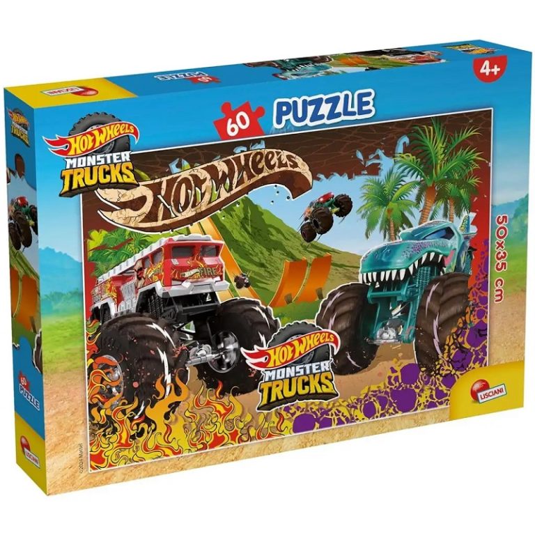 Hot Wheels Puzzle 60 Komada I Bojanka